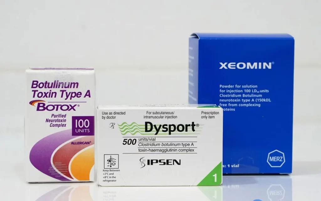 3 mainstream brands of Botox injectables